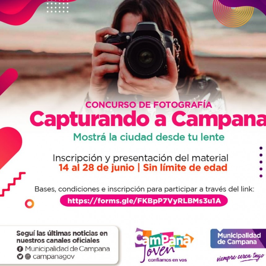 Hasta el lunes 28 hay tiempo de participar en el concurso de fotografía “Capturando Campana”