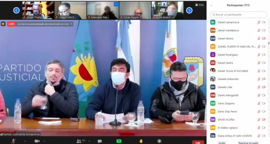 Se realizó el Congreso del Partido Justicialista  con presencia campanense