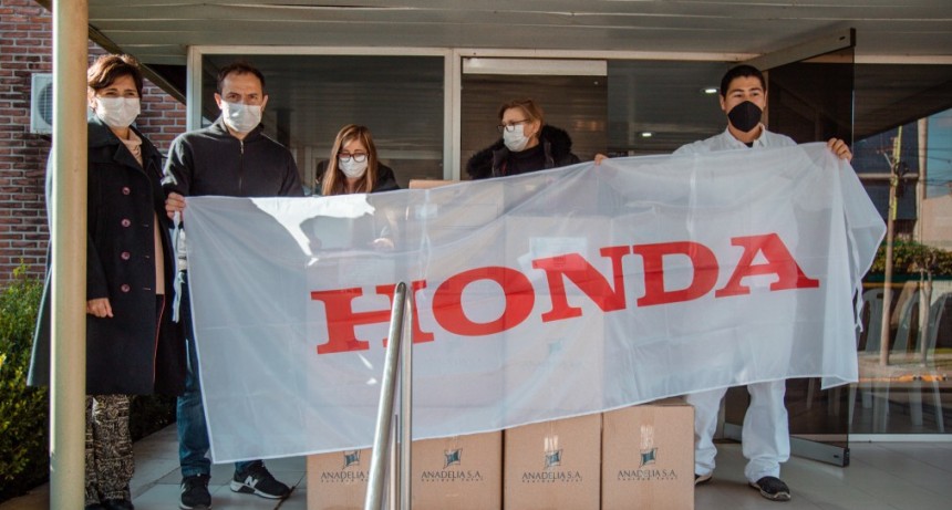 La empresa Honda realizó una donación al Hospital San José 