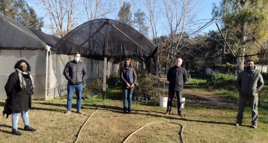 Concejales de Juntos por el Cambio visitaron el vivero municipal