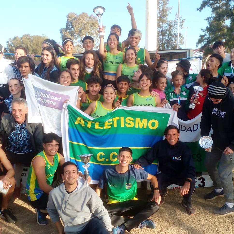 Atletismo: el CCC logró la “Triple Corona” en la Copa Nacional de Clubes U20