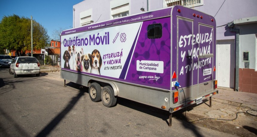 Quirófano móvil: el Municipio realizará castraciones en La Argentina y La Esperanza