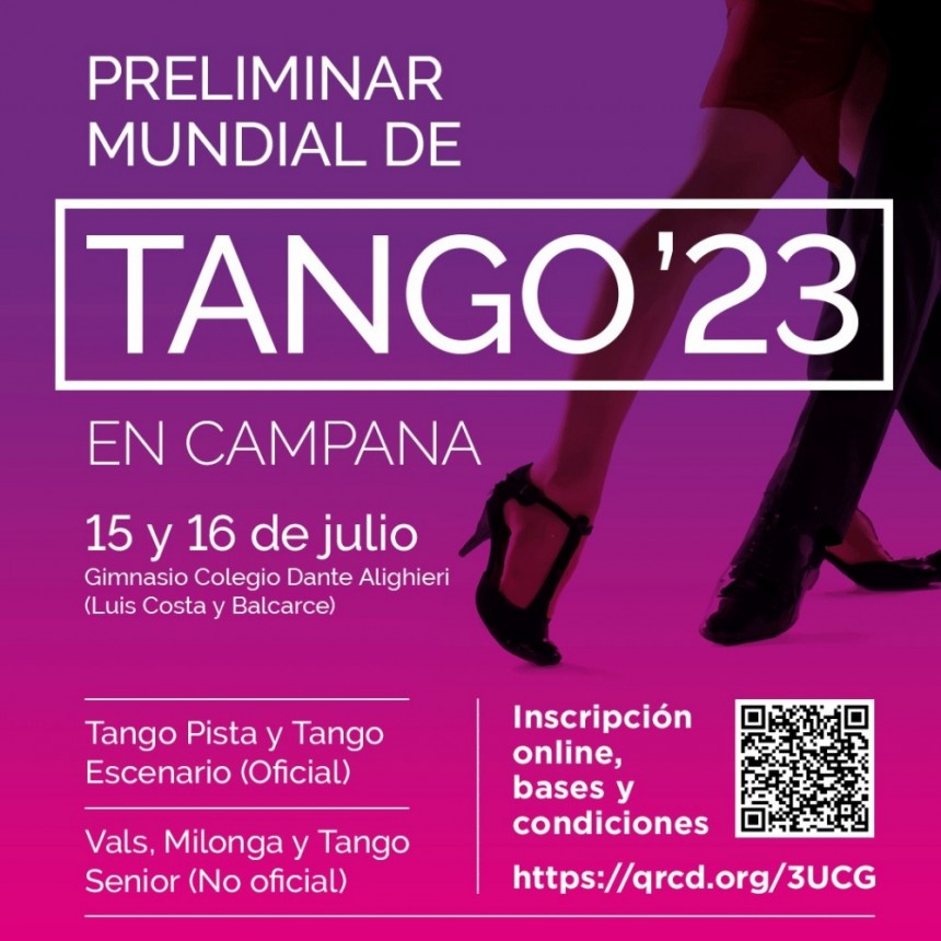 Campana volverá a ser sede del Preliminar del Mundial de Tango