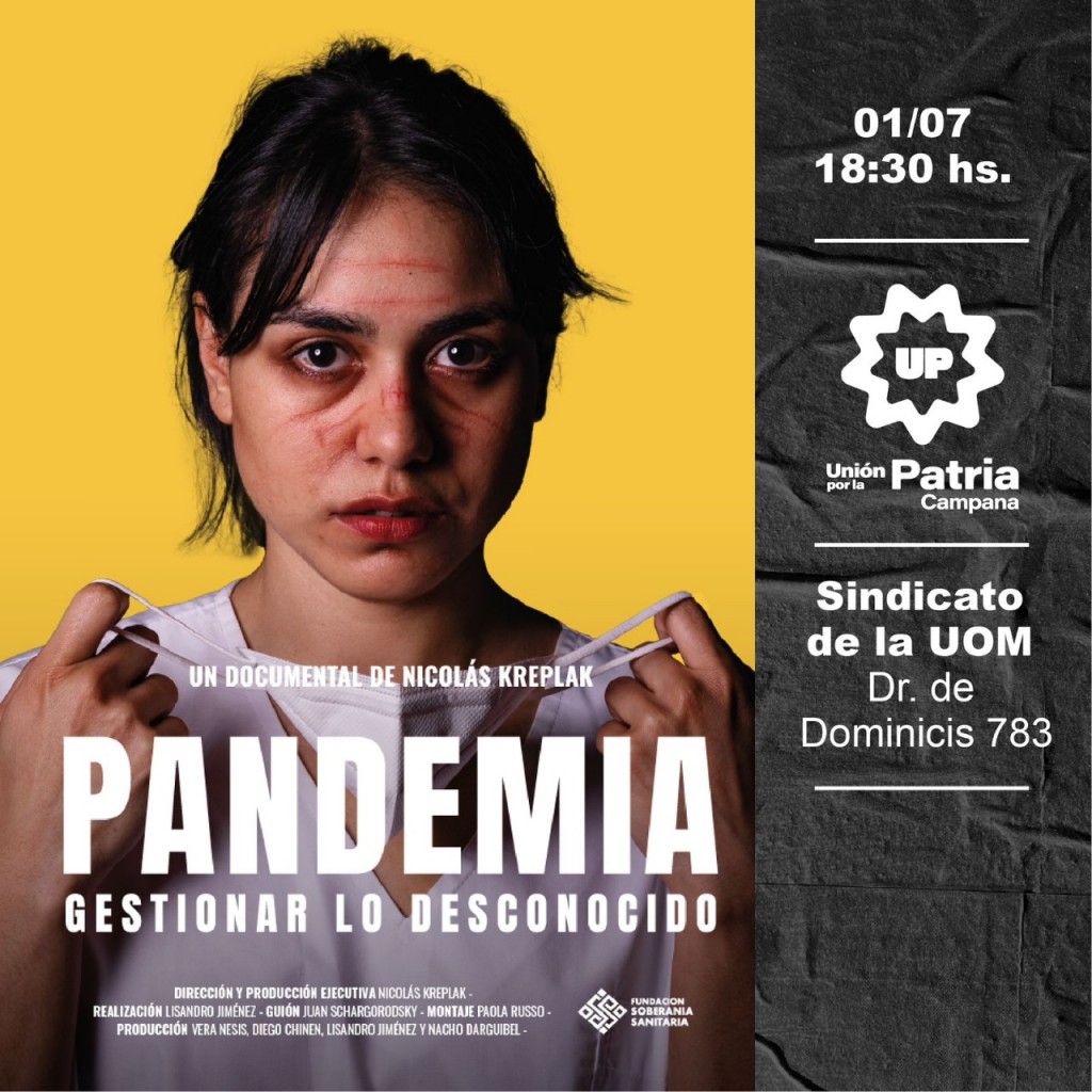 Proyección de “Pandemia: Gestionar lo desconocido”