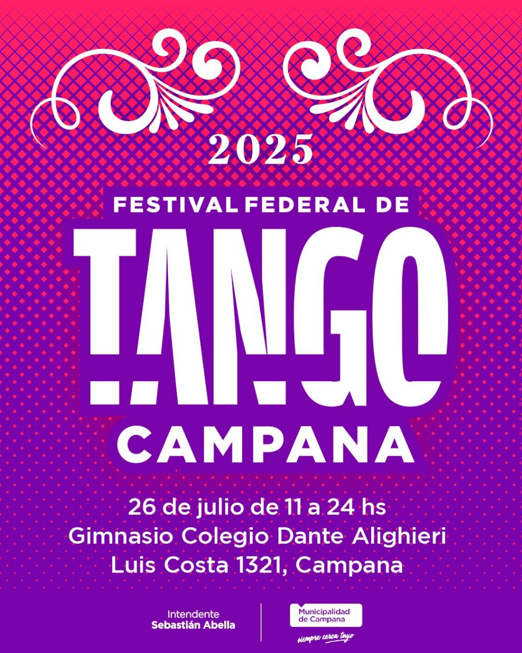 Festival Federal de Tango Campana 2025: ya está abierta la inscripción a parejas de todo el país