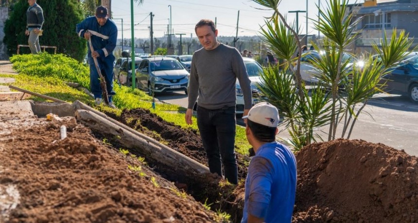 Red de cloacas: el Municipio soluciona un problema histórico en la calle Vicente López