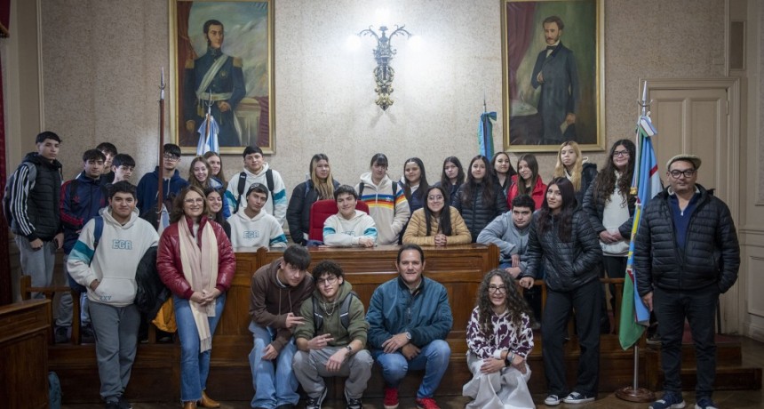 El Concejo Deliberante sigue recibiendo a alumnos de la ciudad