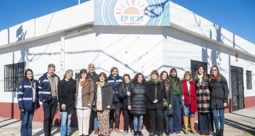 Tenaris inauguró las obras de su Voluntariado   en la Escuela Primaria N°20 de Campana 