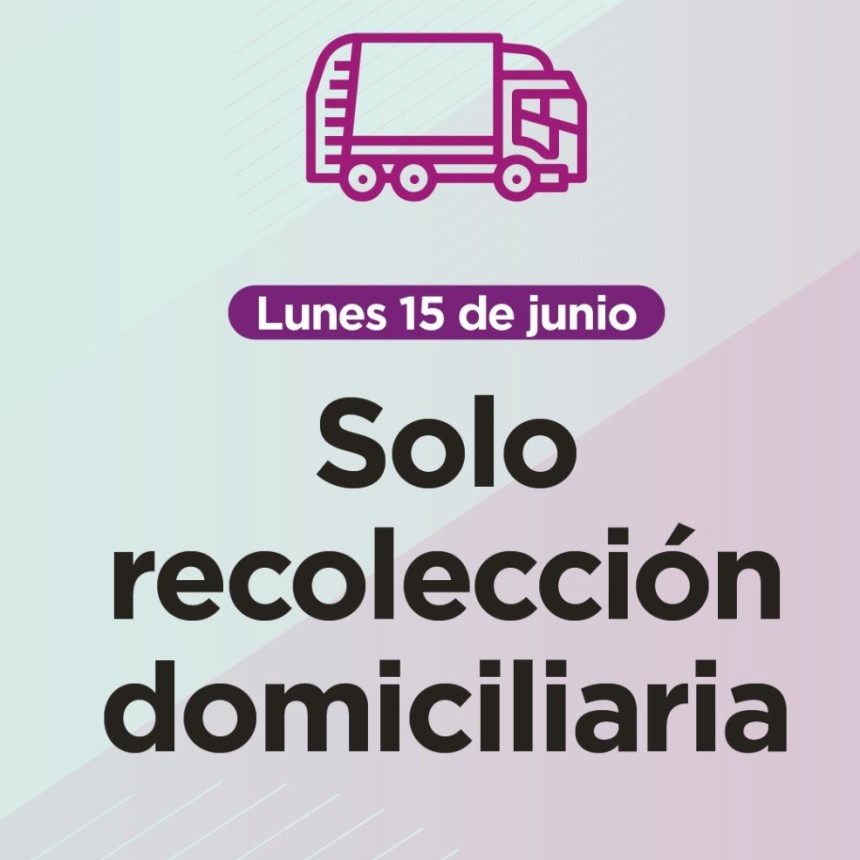 El lunes feriado habr&aacute; recolecci&oacute;n domiciliaria de residuos