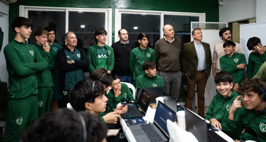 EDEN Y EL CLUB ATL&Eacute;TICO SARMIENTO RENOVARON SU APUESTA POR LA FORMACI&Oacute;N DIGITAL DE LOS J&Oacute;VENES 