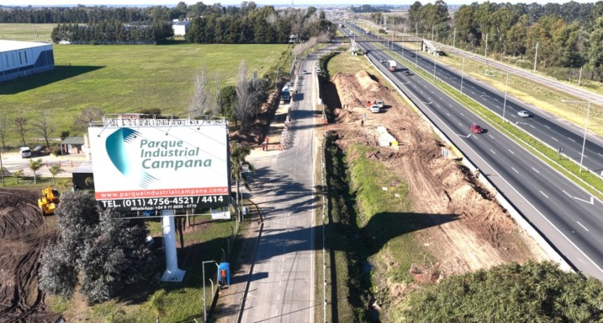 Comenz&oacute; el hormigonado de la d&aacute;rsena de acceso directo al Parque Industrial Campana