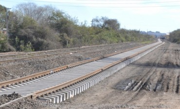 Contin&uacute;an realiz&aacute;ndose mejoras en el trazado ferroviario de Campana