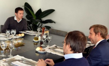 Abella se reuni&oacute; con el presidente del Banco Ciudad 