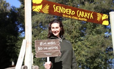 Julieta Pink, la nueva embajadora de Fundaci&oacute;n Temaik�n durante estas vacaciones de invierno