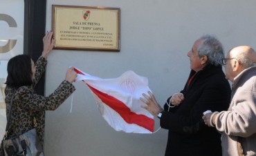 River Plate  le rindi&oacute; homenaje a Jorge L&oacute;pez
