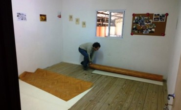 La Orquesta-Escuela de Campana instala nuevos pisos donados por la Municipalidad de Campana