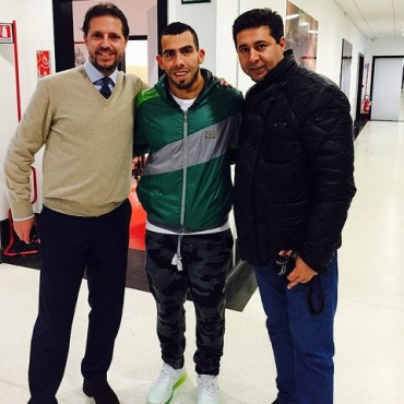 Ven&iacute; a darle a Tevez la bienvenida en la Bombonera  