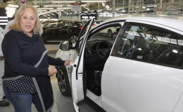 La Intendente Giroldi recorri&oacute; la Planta de la Empresa Honda 