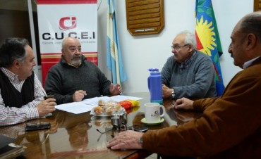 Ghione y Cazador se reunieron con directivos de la CUCEI