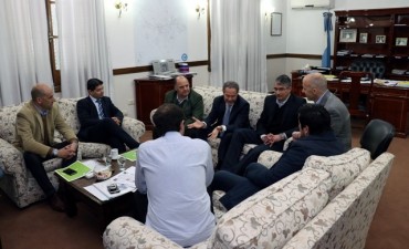 Abella particip&oacute; de un encuentro con el ministro Ferrari 