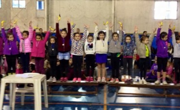 Gimnasia artistica en el Club Ciudad de Campana
