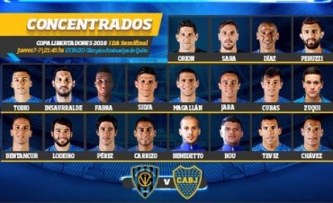Concentrados de Boca Juniors para visitar a Independiente del Valle