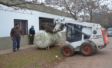 Ya tiene gas la Escuela Primaria N&ordm;12 de Otamendi