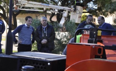 El Municipio adquiri&oacute; equipamiento para reducir los tiempos en la recolecci&oacute;n de ramas