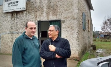 Sergio Roses visit&oacute; el comedor de la comunidad cristiana Eliaquim