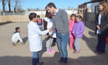 El Intendente recorri&oacute; las obras de refacci&oacute;n y ampliaci&oacute;n de la Escuela N&ordm; 18