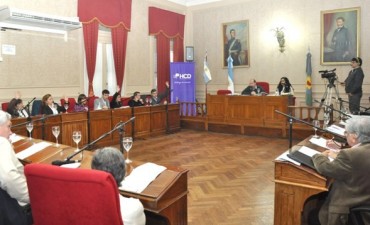 Homenajes en la sesi&oacute;n del H.C.D 