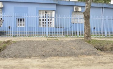 Entuban la zanja del jard&iacute;n de infantes N&ordm; 918