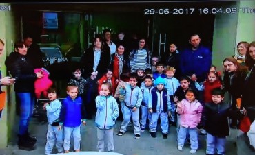 Alumnos de jard&iacute;n de infantes visitaron la Comisar&iacute;a y el CIMoPU 