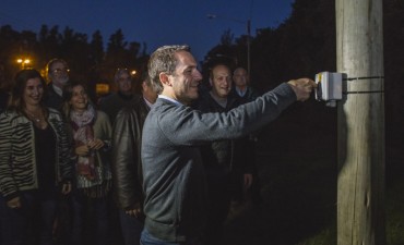 El Municipio complet&oacute; la iluminaci&oacute;n de la Ruta 4