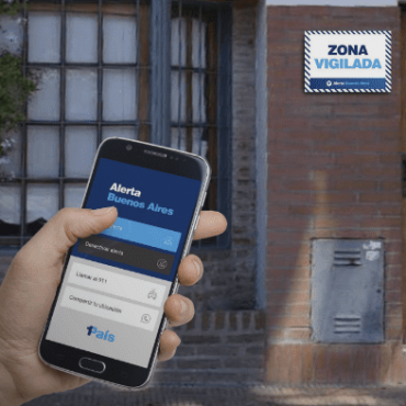 Sergio Massa lleg� a Campana para presentar su sistema de seguridad