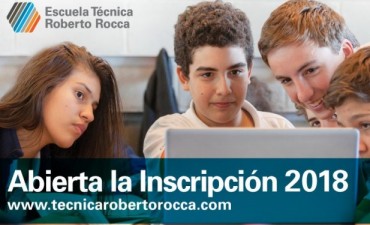 La Escuela T&eacute;cnica Roberto Rocca abre su per&iacute;odo de inscripci&oacute;n 2018