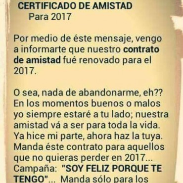 Nuestro mensaje para nuestros amigos lectores y oyentes en el D�a del Amigo