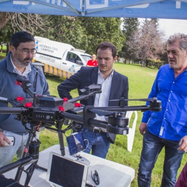 El Municipio incorpor&oacute; drones para monitorear la ciudad y evitar hechos delictivos de los &ldquo;tira piedras&rdquo;
