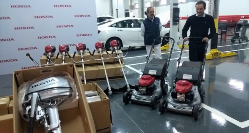 El Municipio recibi&oacute; una importante donaci&oacute;n de la empresa Honda Motor 