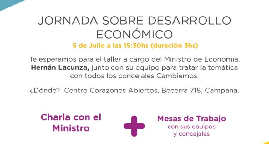 Campana ser&aacute; sede de una jornada sobre desarrollo econ&oacute;mico