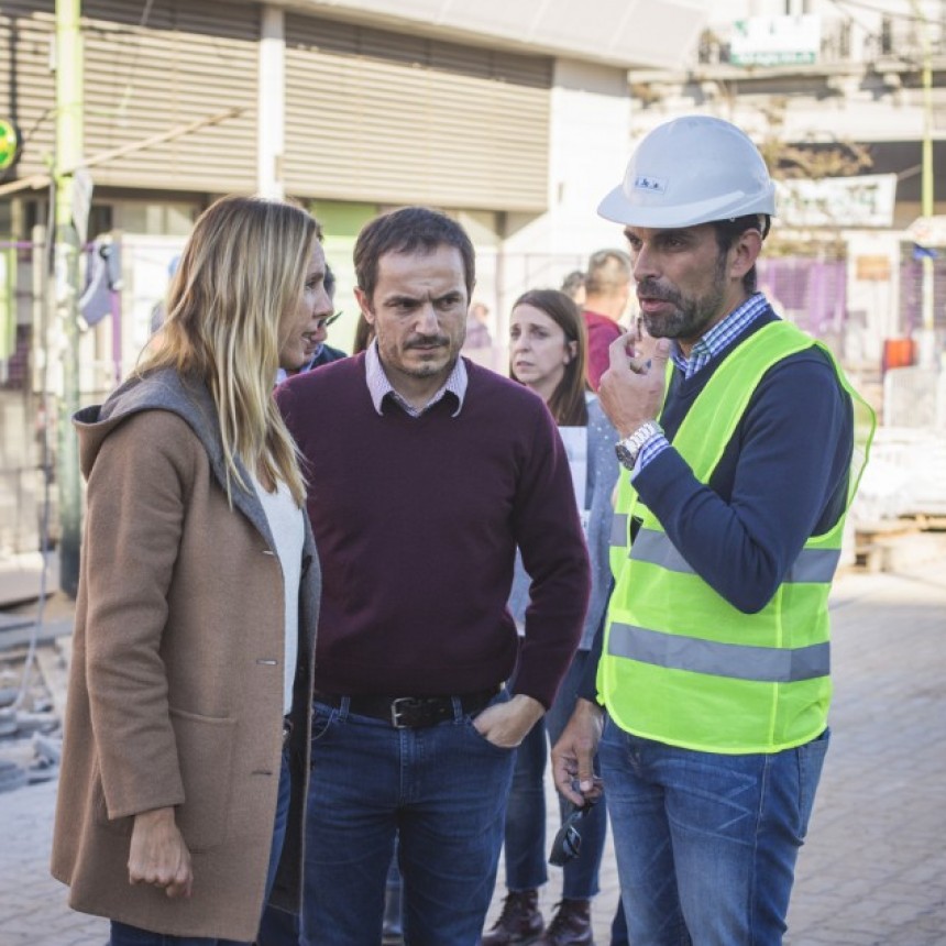Fernando Sajn�n: la obra de la Avenida Rocca se sigue desarrollando en tiempo y forma