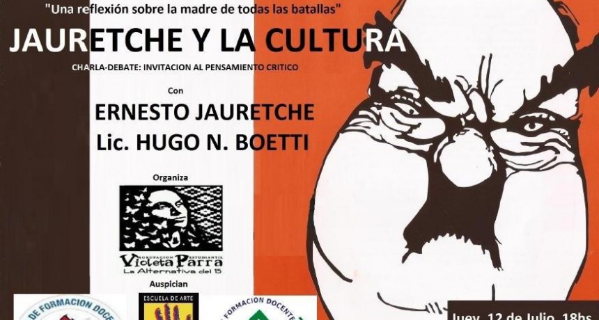 Ernesto Jauretche en Campana en el Instituto 15