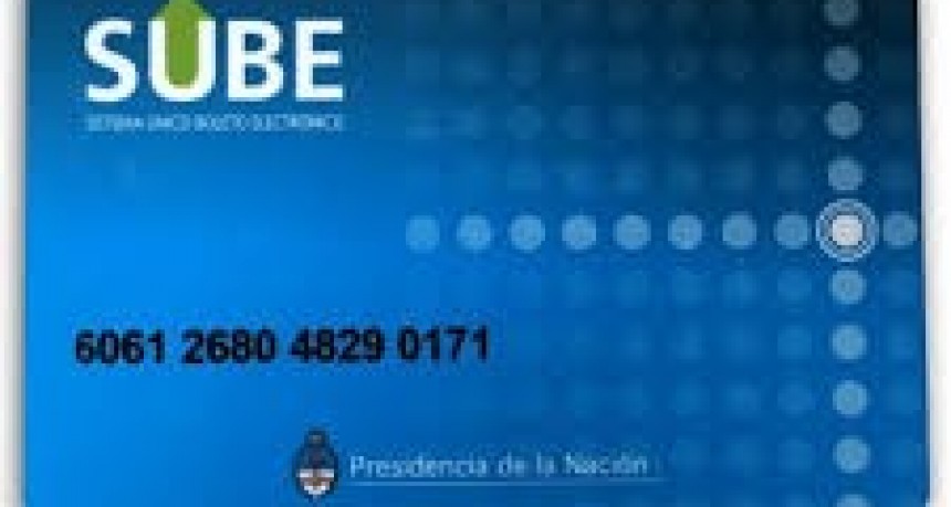 Ampliaci�n del cr�dito de la tarjeta SUBE
