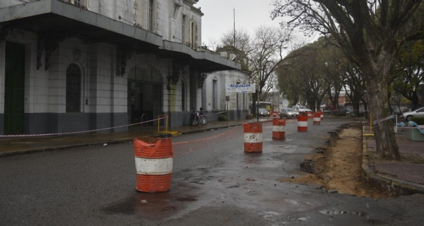 Por obras en la calle Alem, temporalmente habr&aacute; cortes al tr&aacute;nsito y cambios en el recorrido de colectivos
