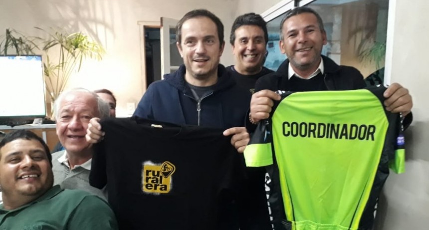 Abella se reuni&oacute; con integrantes de &ldquo;A todo pedal&rdquo;