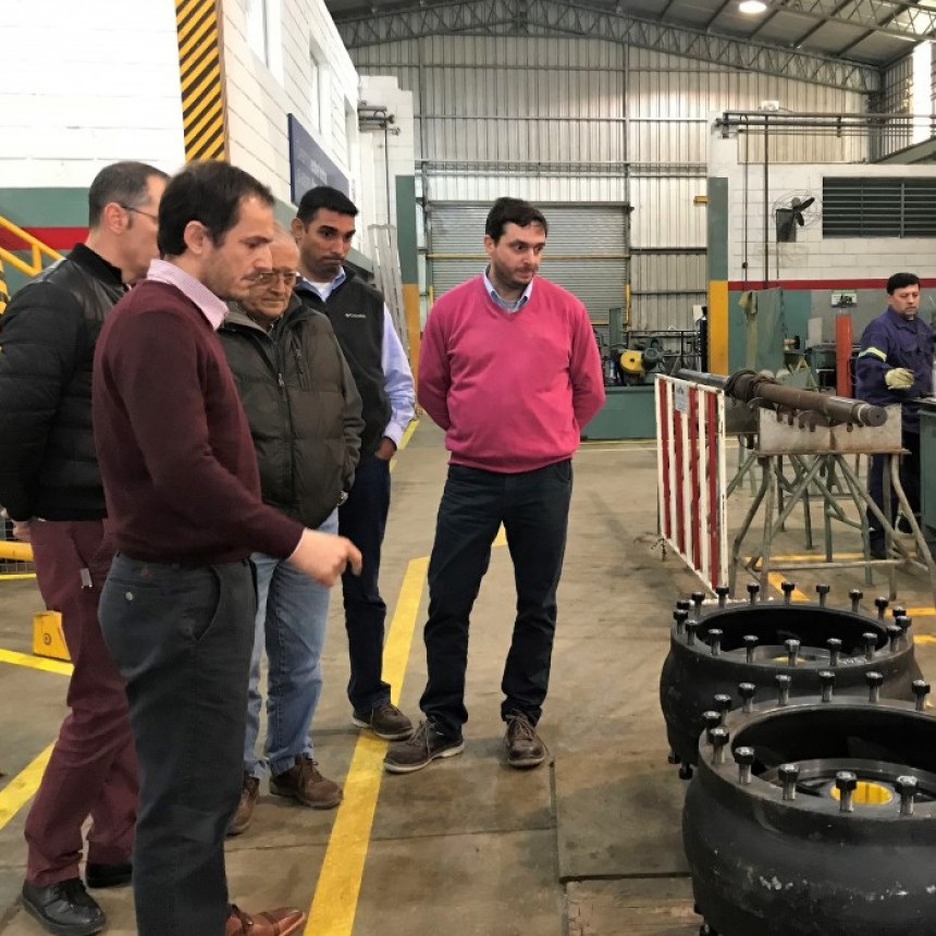 El Intendente Sebasti?&nbsp;n Abella visit&oacute; la empresa Ameghino