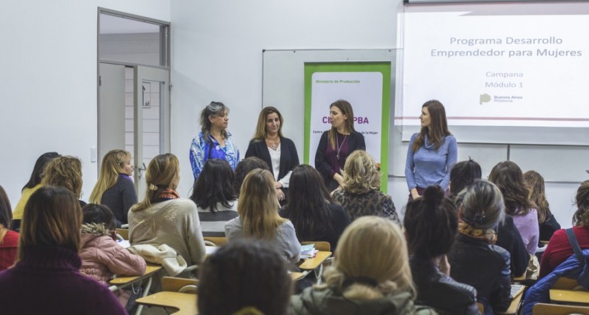 Con gran convocatoria, se dio inicio al ciclo de talleres para mujeres emprendedoras