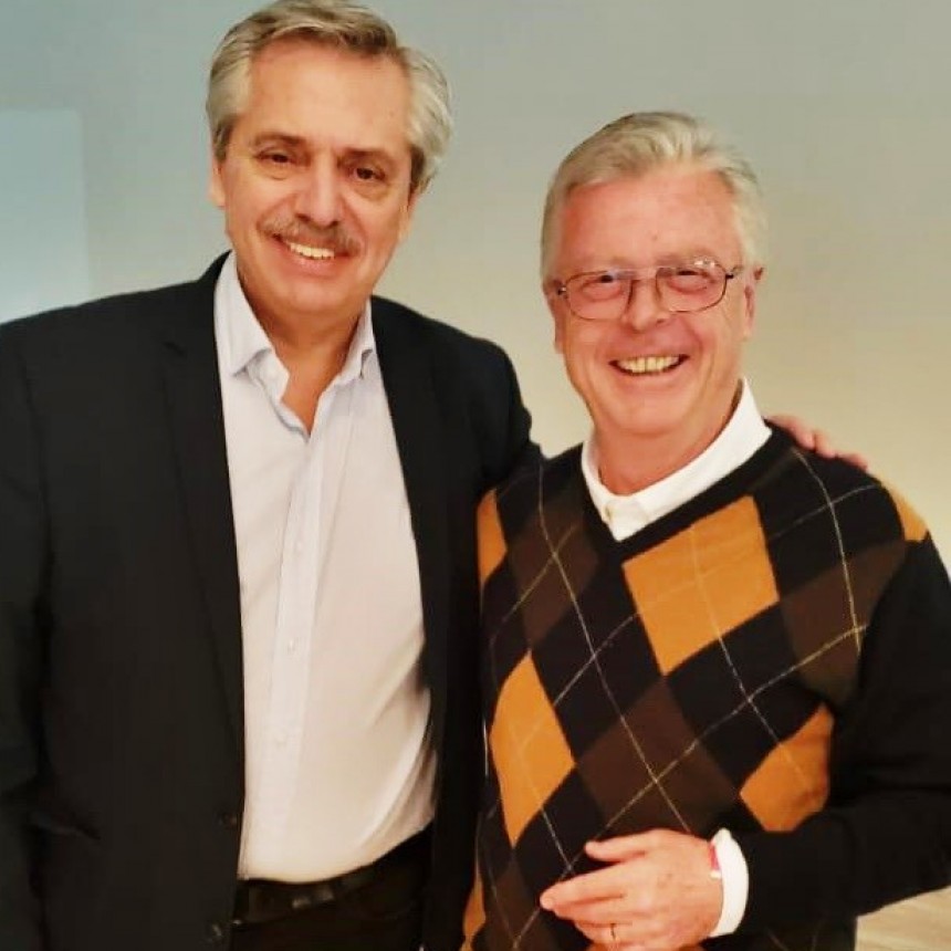 Rub&eacute;n Romano junto a Alberto Fern&aacute;ndez: &ldquo;Campana ser&aacute; protagonista de la nueva Argentina&rdquo;