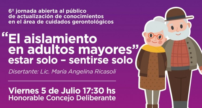 Cuidados gerontol&oacute;gicos: el Municipio realizar&aacute; una nueva jornada de actualizaci&oacute;n de conocimientos 