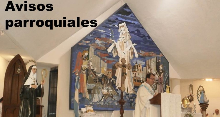 AVISOS PARROQUIALES